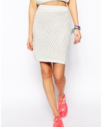 Asos Collection Co Ord Skirt In Crochet