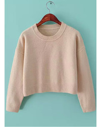 Crop Knit Green Sweater