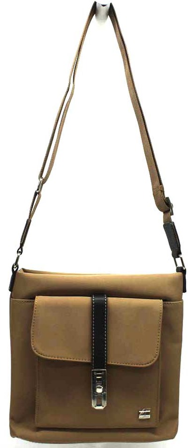 La Bagagerie Vendome Moka Nylon Petite Crossbody Bag, $135