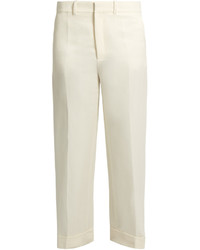 Chloé Chlo Wide Leg Linen And Silk Blend Twill Trousers