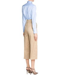 Valentino High Waisted Culottes In Cotton
