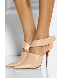 Narciso Rodriguez Camilla Cutout Leather Ankle Boots