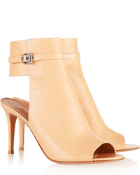 Gianvito Rossi Cutout Leather Ankle Boots