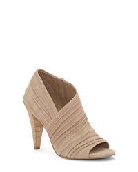 Vince Camuto Anara Ruched Peep Toe Bootie