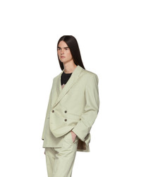 Aries Beige Gabardine Suit Blazer