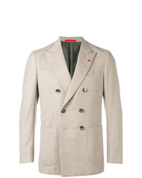 Isaia Classic Double Breasted Blazer