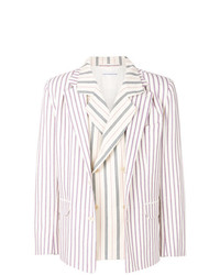 Gosha Rubchinskiy Double Layer Striped Jacket, $608 | farfetch.com 