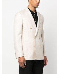 Canali Plain Double Breasted Blazer