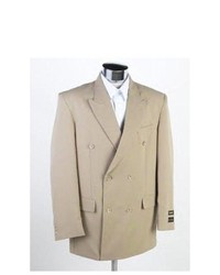 Suitsland New Double Breasted Tan Beige Dress Suit