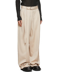 Peter Do Beige Signature Tailored Trousers