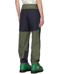Gucci Green Blue The North Face Edition Lightweight Techno Track Pants