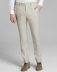Kent & Curwen Classic Fit Linen Stripe Pants