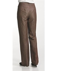 Louben Thin Pinstripe Pants Tab Front