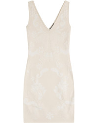 Alexander McQueen Cotton Viscose Blend Mini Dress