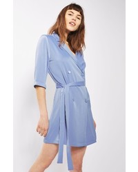 Topshop Double Breasted Wrap Dress