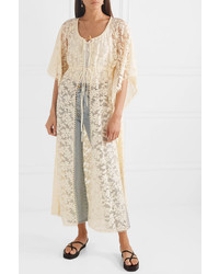 Anna Sui Climbing Orchids Guipure Lace Robe