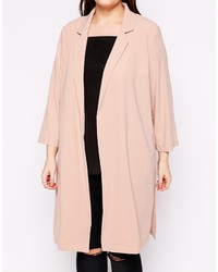 AX Paris Plus Duster Coat With 34 Sleeves