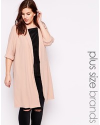AX Paris Plus Duster Coat With 34 Sleeves