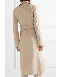 Akris Teri Belted Cotton And Silk Blend Coat