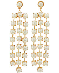 Lydell NYC Simulated Pearl Statet Drop Earrings