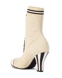 Fendi Knitted Ankle Boots