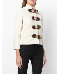 Gucci Rose Embellished Jacket