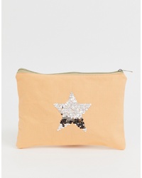 South Beach Clutch Bag With Sequin Star
