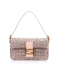 Fendi Crystal Embellished Baguette Bag