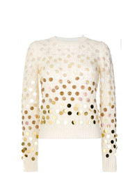 Marc Jacobs Sequined Open Knit Sweater