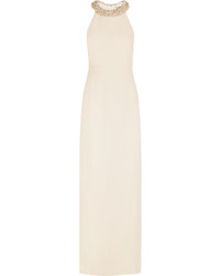 Balenciaga Embellished Crepe Gown