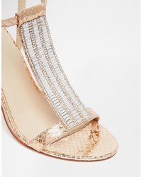 Asos Holidays Embellished Heeled Sandals