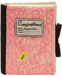 Olympia Le-Tan Notebook Embellished Clutch