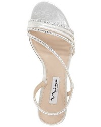 Nina Gerri Embellished Slingback Sandal