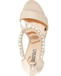 Badgley Mischka Carlotta Crystal Embellished Ankle Strap Sandal