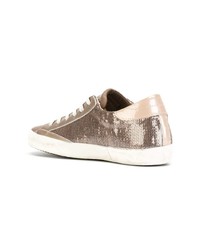 Philippe Model Embellished Lace Up Sneakers
