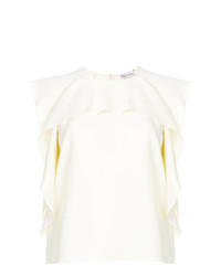 RED Valentino Ruffle Embellished Top