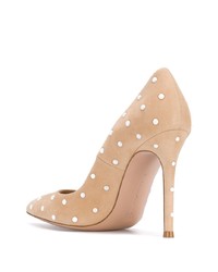 Gianvito Rossi Pearl Embellished Pumps