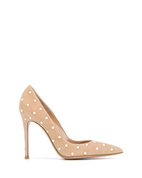 Gianvito Rossi Pearl Embellished Pumps