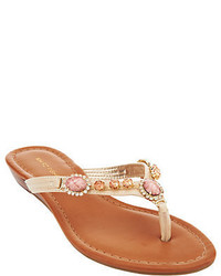 Marc Fisher As Is Thong Sandals With Embellishts Liliana