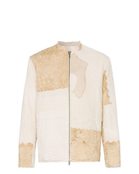 By Walid Embroidered Patchwork Victorian Cotton Jacket