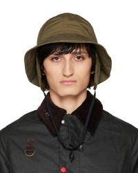 Barbour Khaki And Wander Edition Ear Flap Bucket Hat
