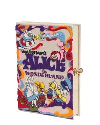 Olympia Le-Tan Alice Hand Embroidered Book Clutch