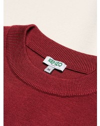 Kenzo Dragon Embroidered Colour Block Sweater