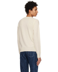 Vivienne Westwood Off White Embroidered Sweater
