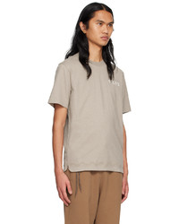 Li-Ning Beige Regular Fit T Shirt