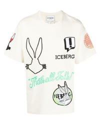 Iceberg Bugs Bunny Print Cotton T Shirt