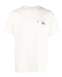 JW Anderson Bunny Logo Embroidered Cotton T Shirt