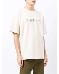 agnès b. Embroidered Logo T Shirt