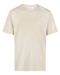 Études Etudes Logo Embroidery Bleached T Shirt
