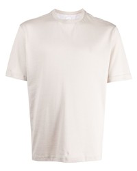 Eleventy Logo Embroidered Cotton T Shirt